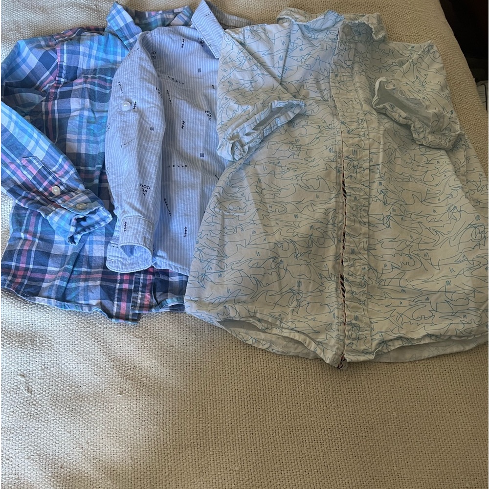 3👚X$12 BOY SHIRTS👔 Vineyard Vines- Zara Baby Boy- Penguin Shirts 1️⃣=5